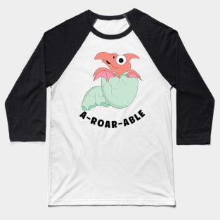 Flying Dinosaur Hatching Baseball T-Shirt